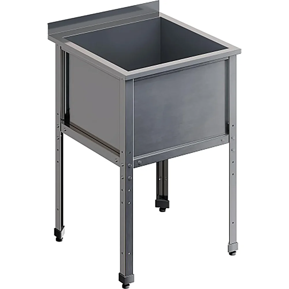 Ванна моечная односекционная с бортом ВМС-1/4-Б-ЭК