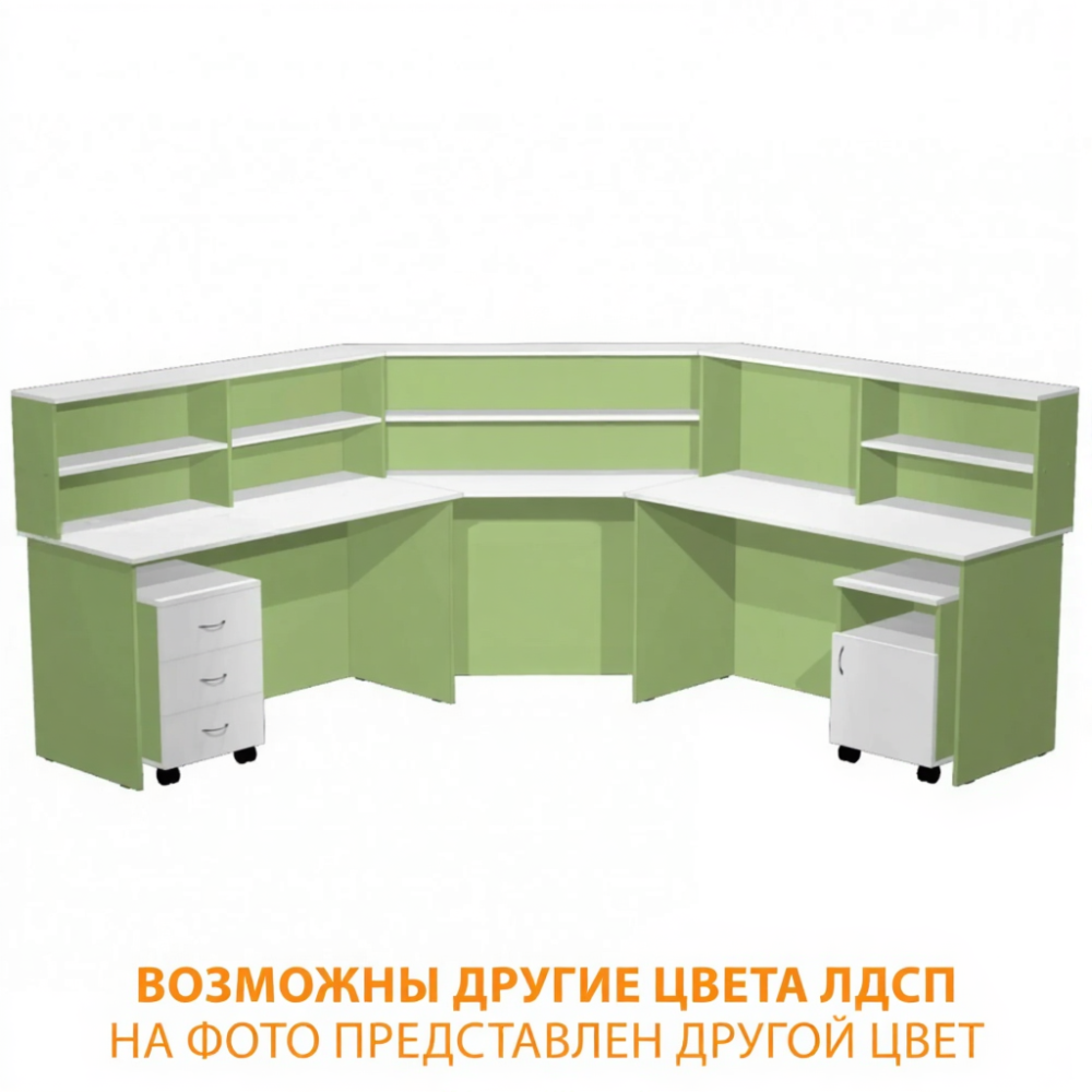 Стол-барьер рабочий ПМ-3 (ЛДСП белый)