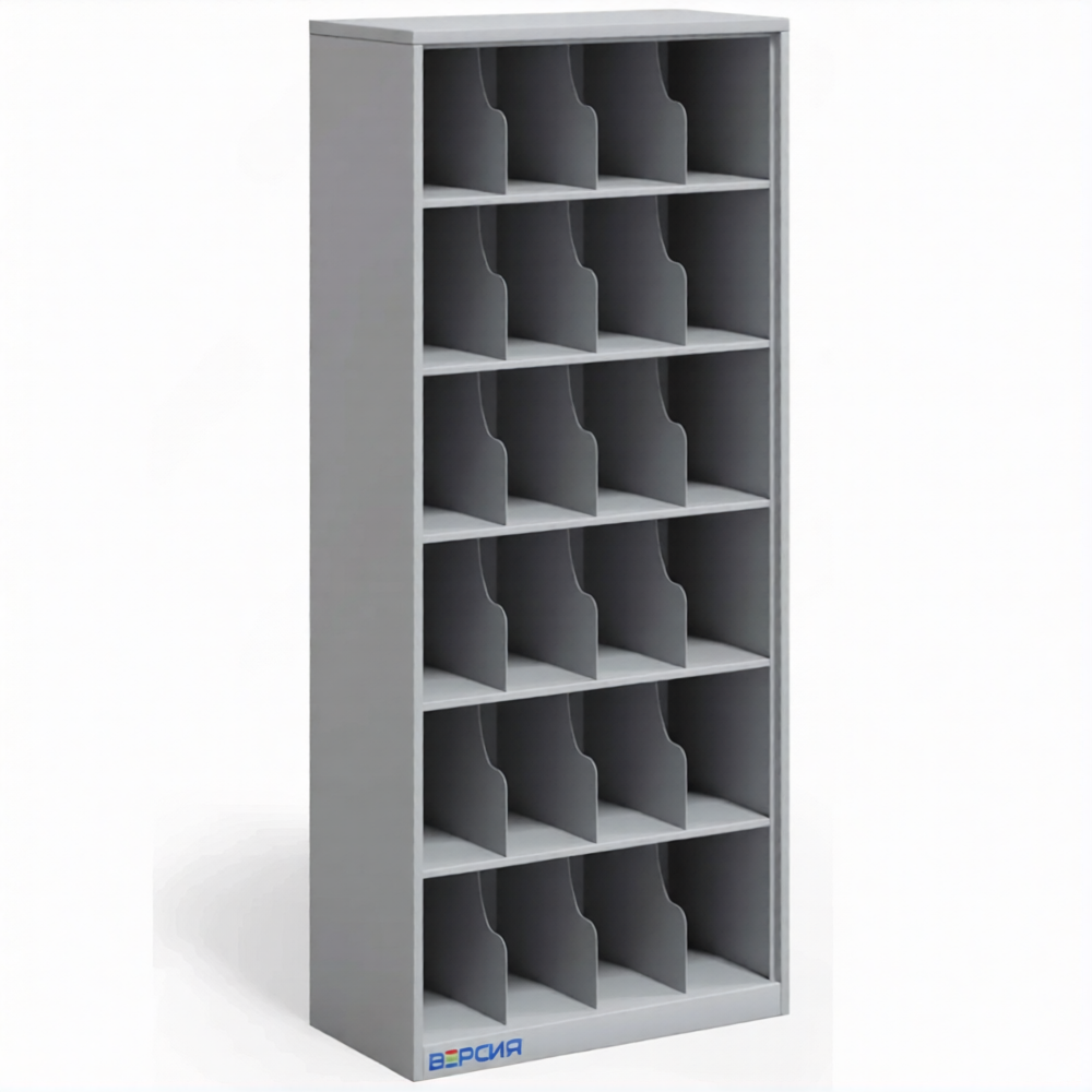 Шкаф для 24 противогазов ХПГ-24-800, без двери (1880x800x400)