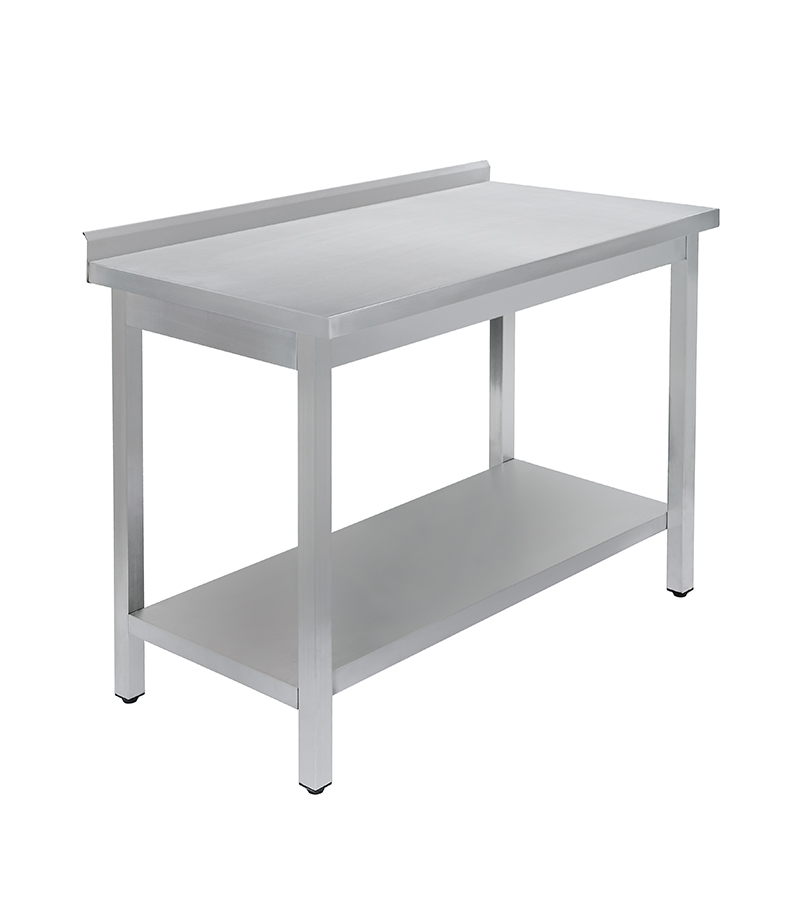 СТОЛ универсальный Luxstahl СПУ-14/6 со сплошной полкой нерж.