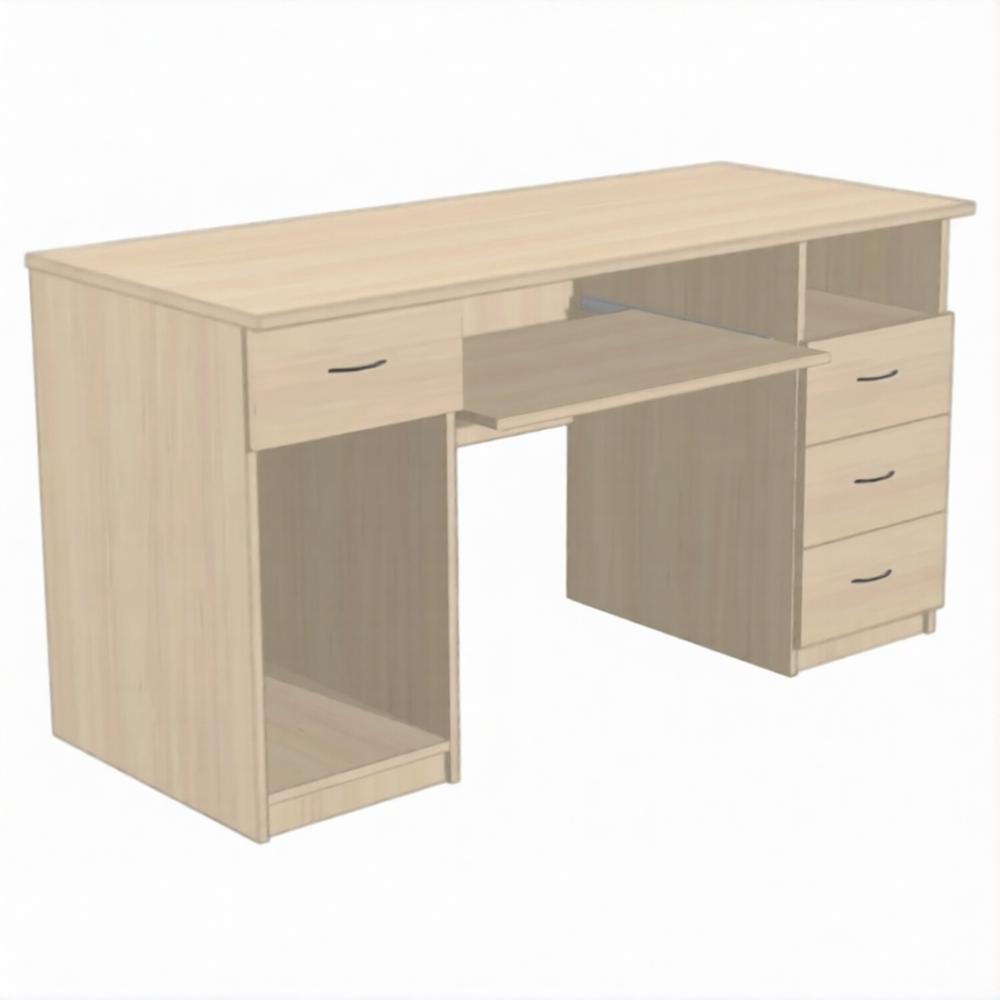 Стол для врача рабочий СКр.3 (ЛДСП дуб молочный)