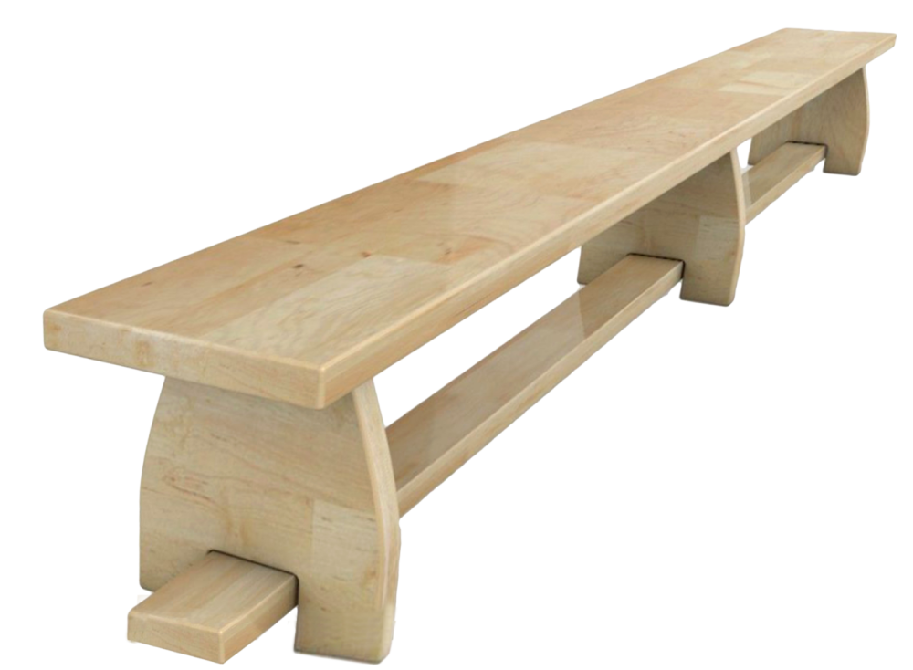 Скамейка гимнастическая "Стандарт" 1500х240х300мм СТП-57