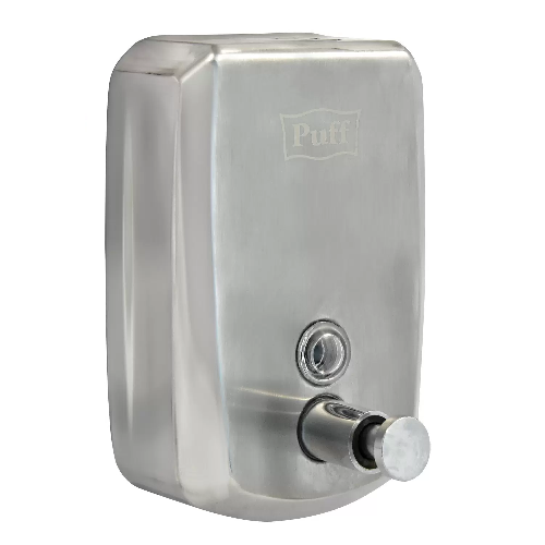 Дозатор для жидкого мыла из нерж. стали puff-8708, хром, 800 мл, с ключом