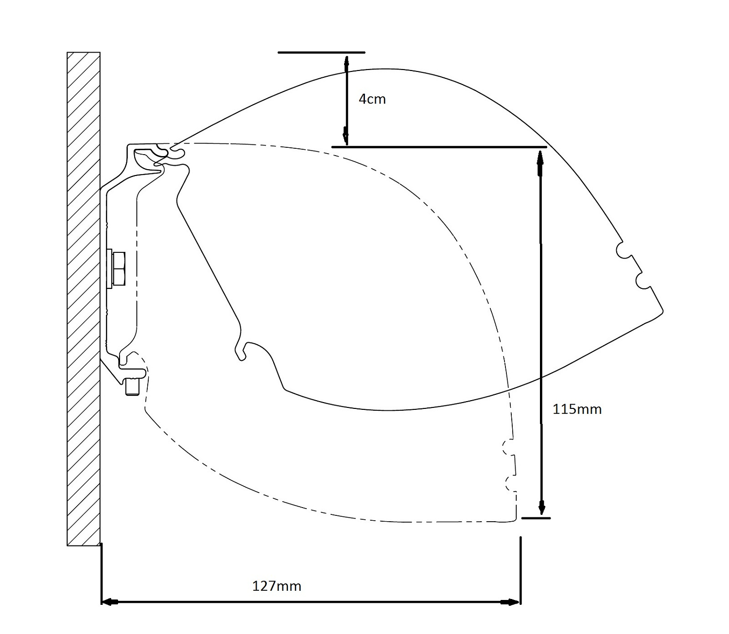 Kauber Red Label Tensioned BT Cinema 113" 16:9 141x250 дроп 50 см. Microperf MW