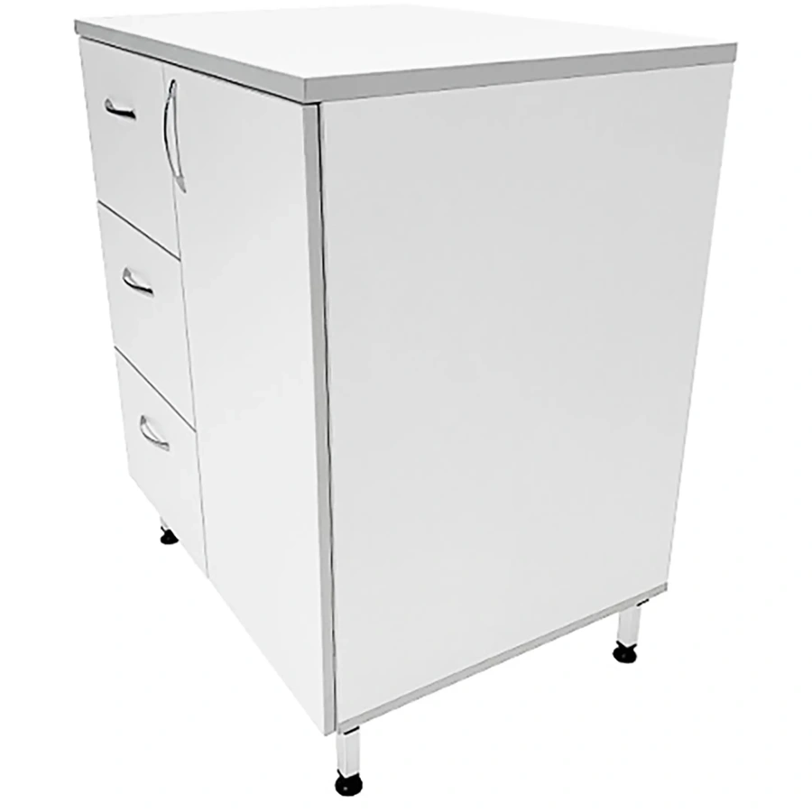 Стол-тумба лабораторная ТЛ 18.006 (белый)