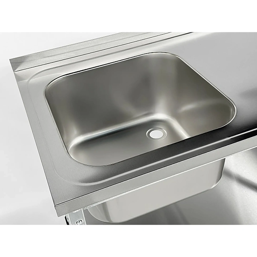 Ванна моечная с рабочей поверхностью ВМЦР/1-11/7-БЛП-ЭЦ