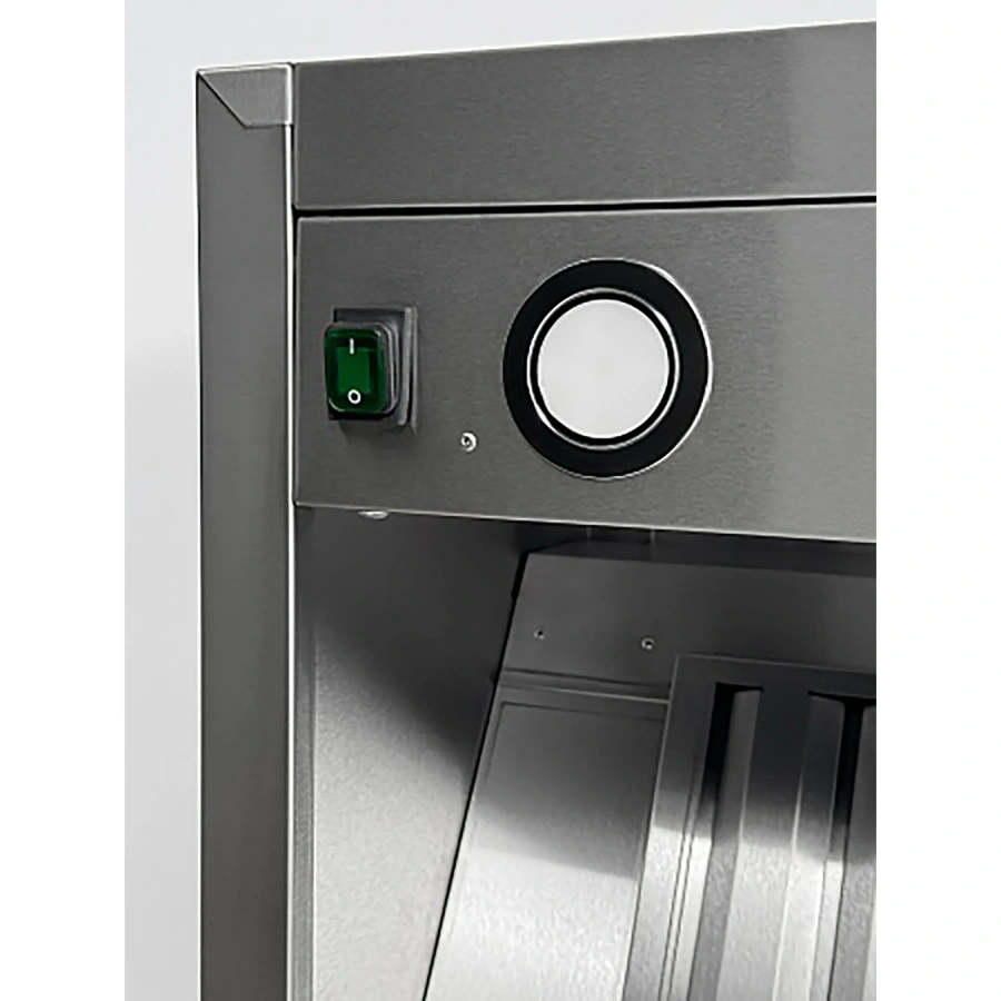 Зонт вытяжной пристенный с подсветкой ЗВПКП-14/14