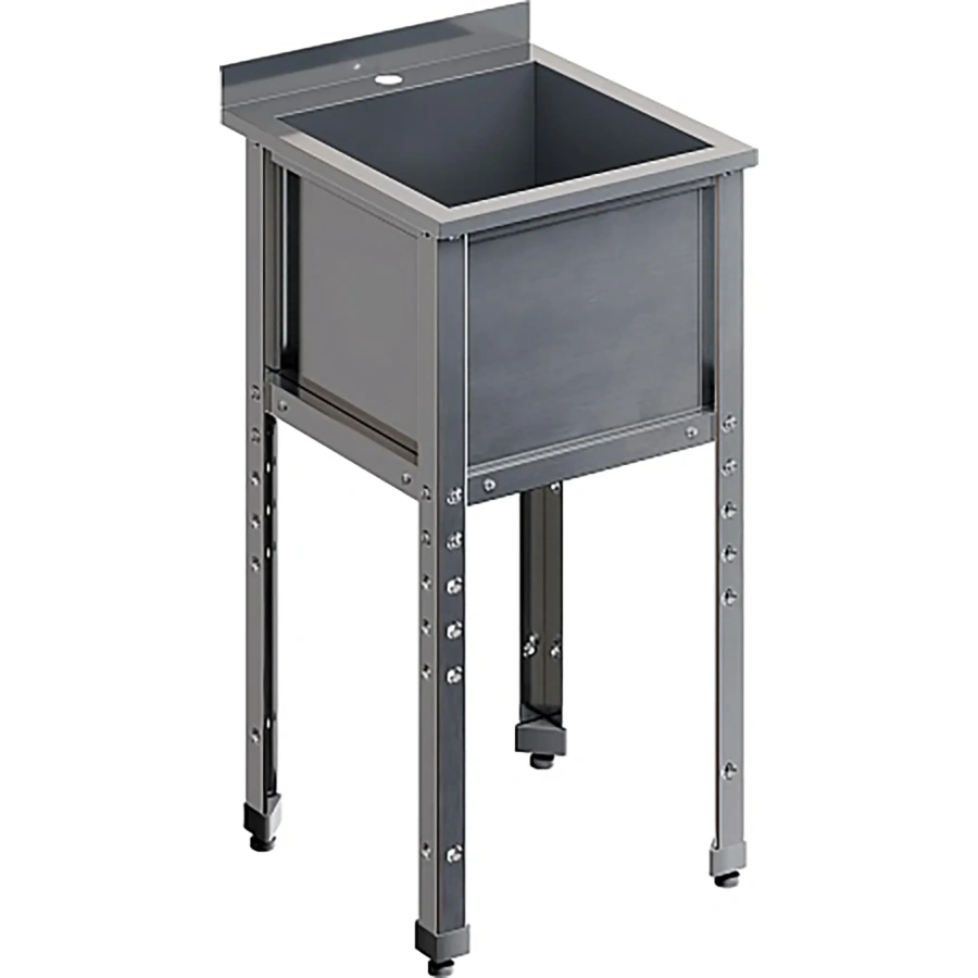 Ванна моечная односекционная с бортом ВМС-1/5-Б-ЭЦ