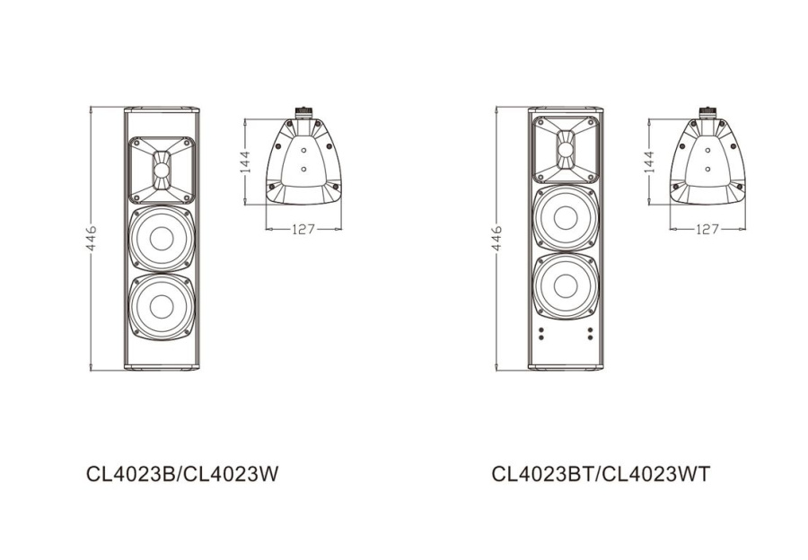 2-полосная акустическая система FDB CL4023B