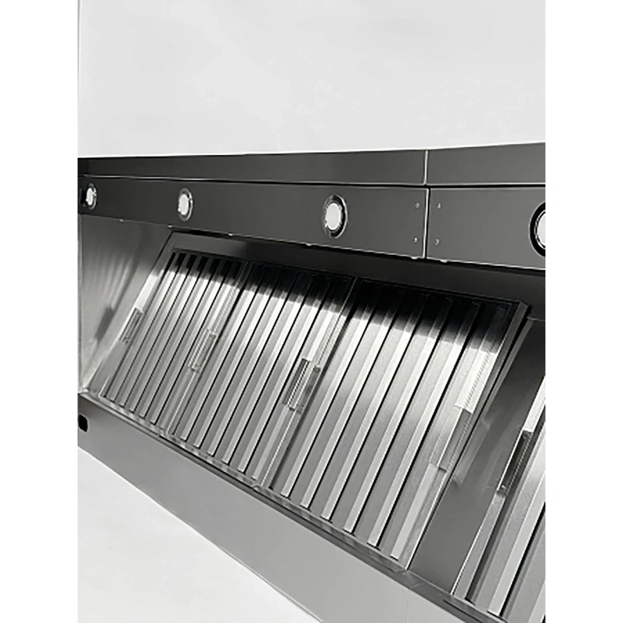 Зонт вытяжной пристенный с подсветкой ЗВПКП-14/14