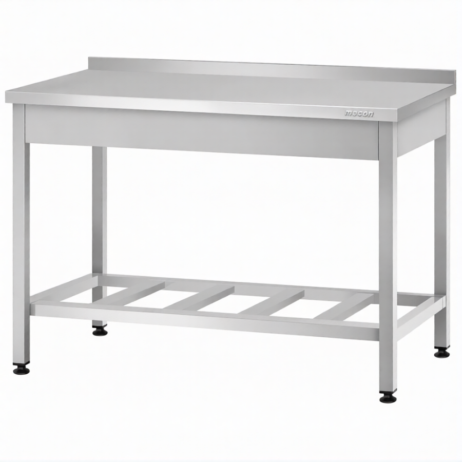 Стол производственный СПРп - 860х1000х600 «Profi Ral», борт (полка-решетка)