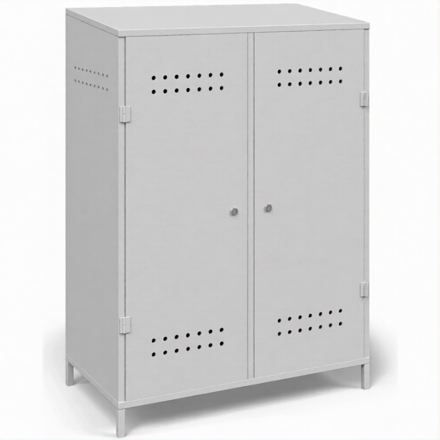 Шкаф для 2-х пропановых баллонов ШГБП-02-1 сварной, усиленный - 1.2 мм