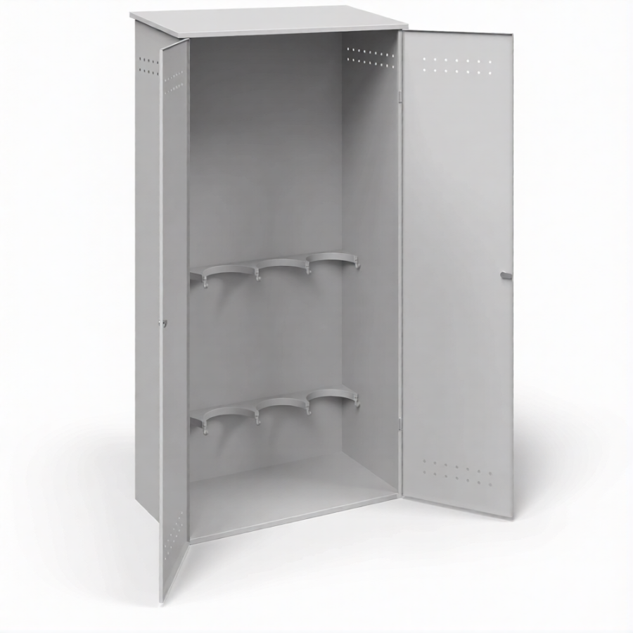 Шкаф для 4-х газовых баллонов ШГБК-018 усиленный