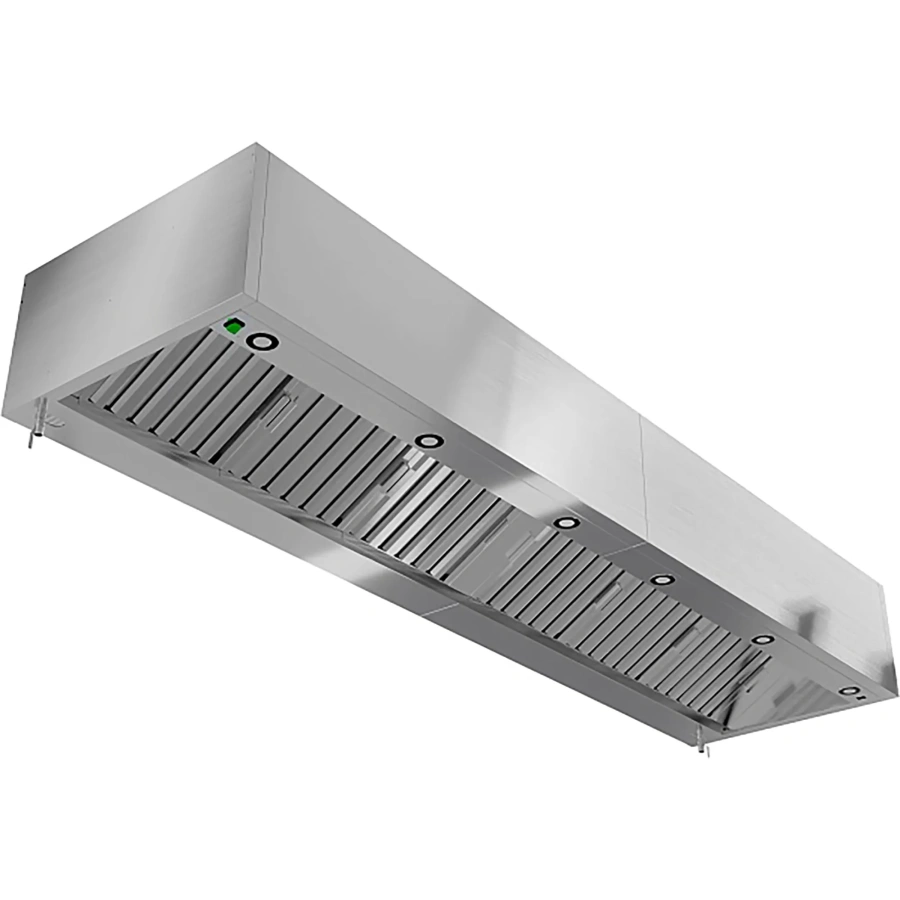 Зонт вытяжной пристенный с подсветкой ЗВПКП-14/14