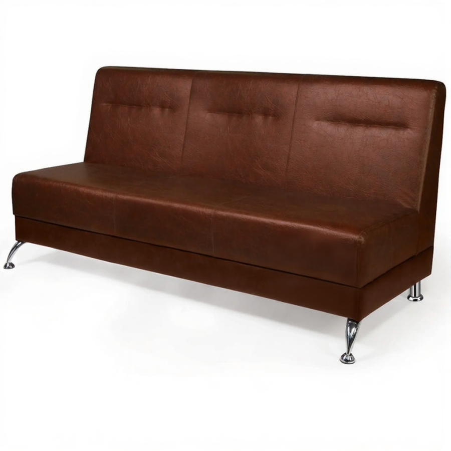 Диван трехместный ДО-4/3 (кожзам Эконом коричневый)