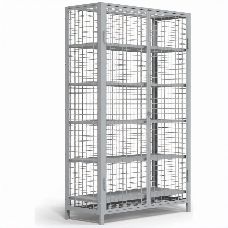 Шкаф стационарный для хранения инвентаря закрытого типа (2000х1230х500)