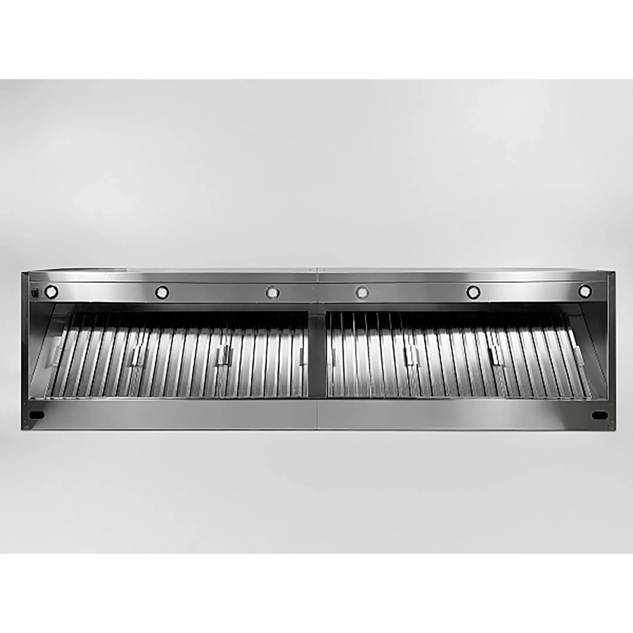 Зонт вытяжной пристенный с подсветкой ЗВПКП-14/14